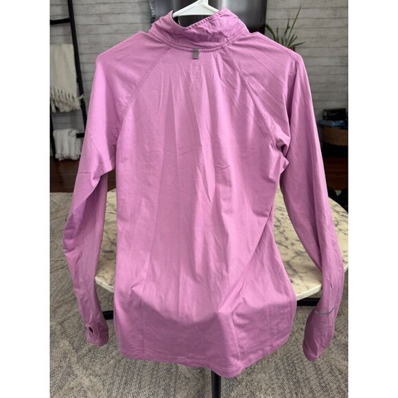 Nike Dri-FIT Pink Pacer Crewneck Long Sleeves Running Top Womens Size Medium - Picture 3 of 8